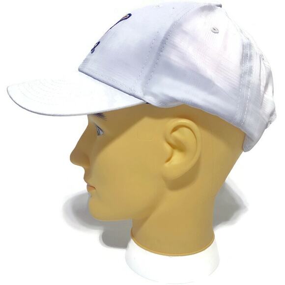 Vicious Fishing Ball Cap White Adjustable With Red Logo - Picture 3 of 6
